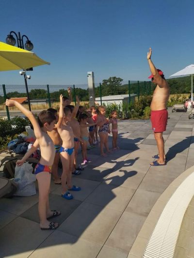 Загряваме за плуване - ДГ Пинокио - Хисаря